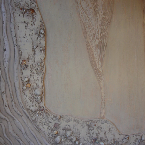 Декор стен - река (фрагмент)